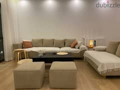 Furnished modern apartment 3 rooms for rent Eastown Sodic New Cairo