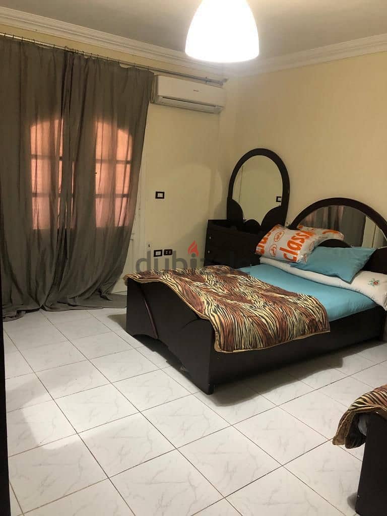 Furnished apartment for rent, 200 meters in the Fourth District, Fifth Settlement 3
