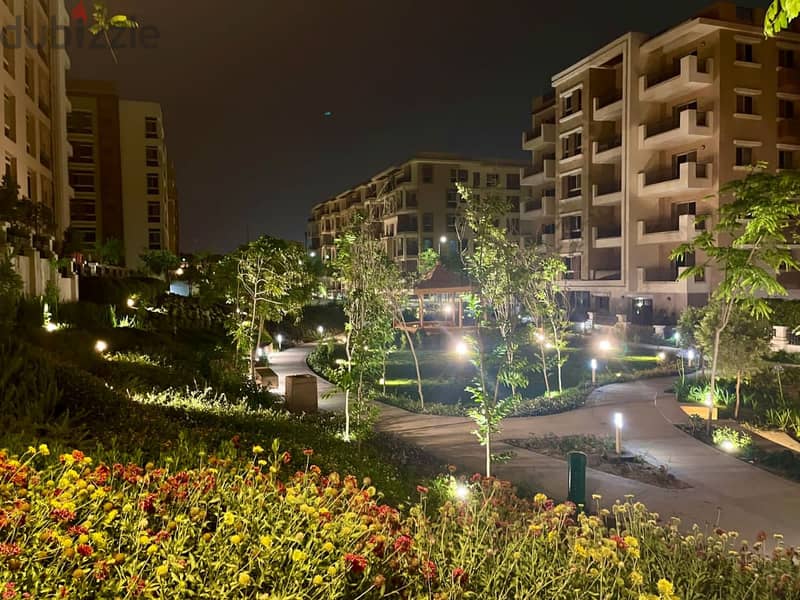 شقة 114م بمقدم 540 الف open garden view تاج سيتي Taj city للبيع 9