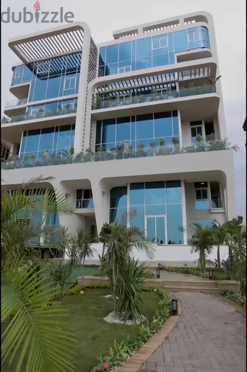 Fully finished apartment with a private garden for sale next to Maxim Mall 2