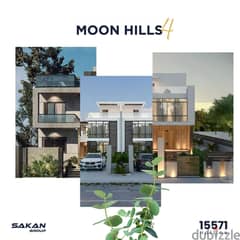 Twin house villa 336 m + garden135 m with a 5% discount for a limited time in Moon Hills Compound