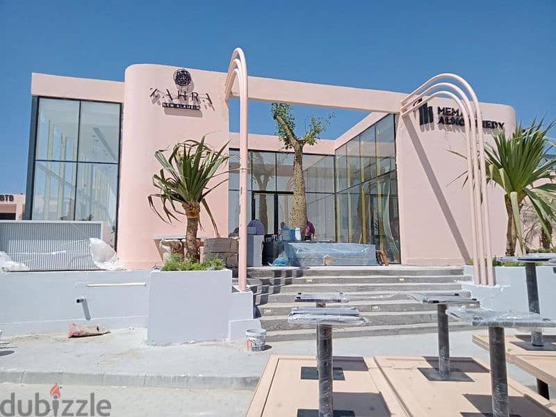 Chalet for sale, 67 meters, resale, complete installments, in Zahra North Coast 18