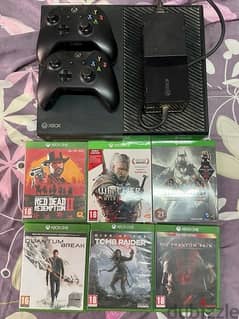 Xbox one 1TB with two controllers and games