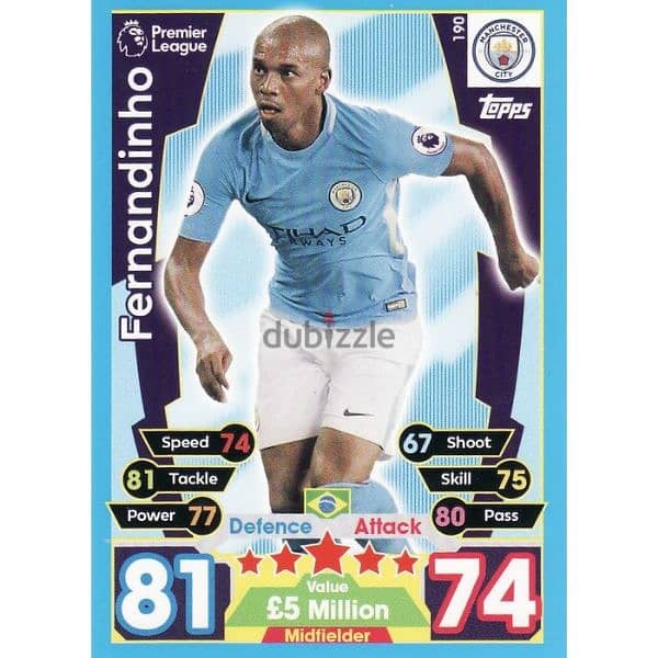 Manchester city fans cards 7* 3