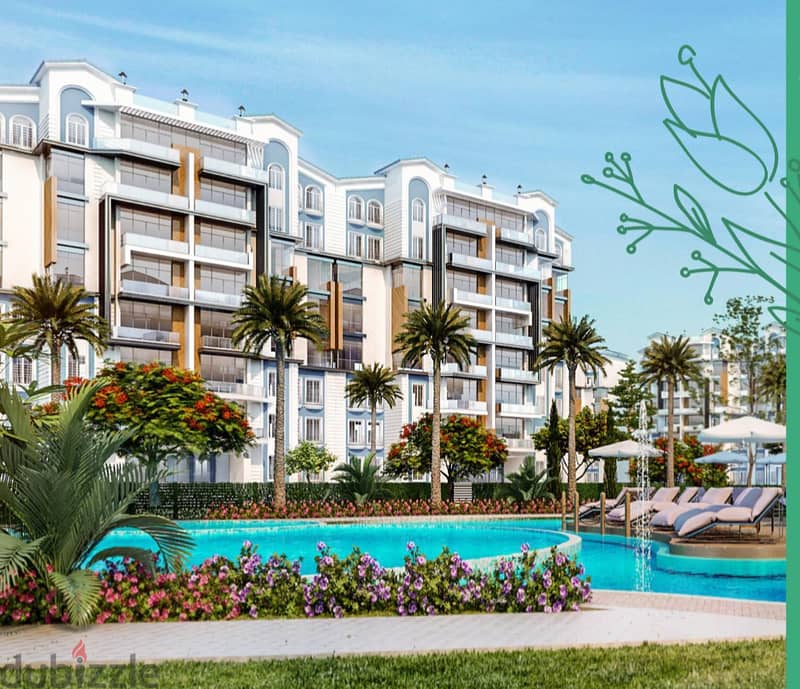 120 sqm apartment in installments over 10 years, second floor from the central axis, view on the Lagoon, with a 10% down payment 2