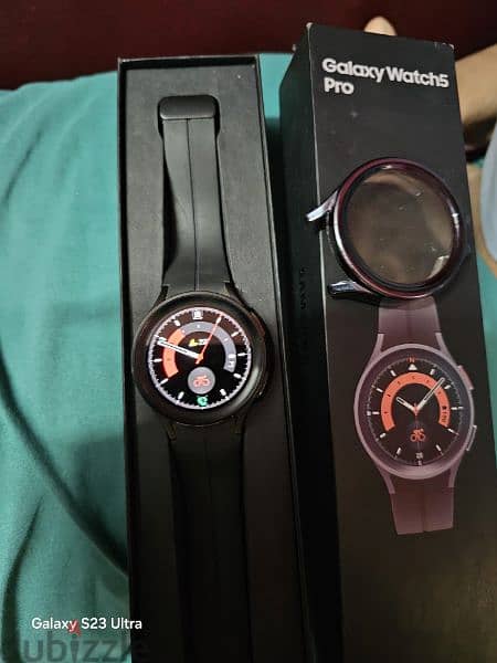 ساعه سامسونج واتش 5 برو Galaxy watch5 Pro آخر إصدار 5 أكبر حجم 2