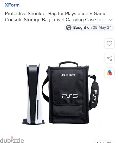 x form PS5 travel bag 0