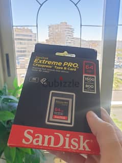 كارت ميموري سانديسك SanDisk 64GB Extreme PRO CFexpress Card Type B 0