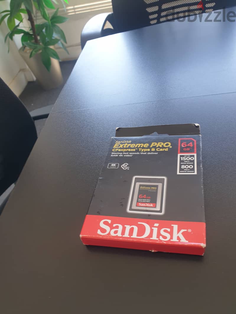 كارت ميموري سانديسك SanDisk 64GB Extreme PRO CFexpress Card Type B 5