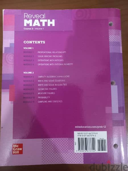 Reveal math course 2 volume 1 mcgrawhill 1