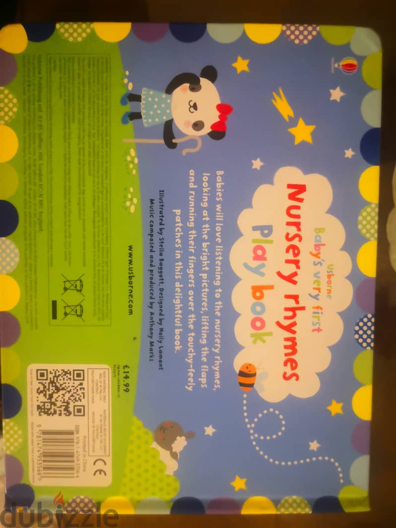 Music book for babies/toddlers 3