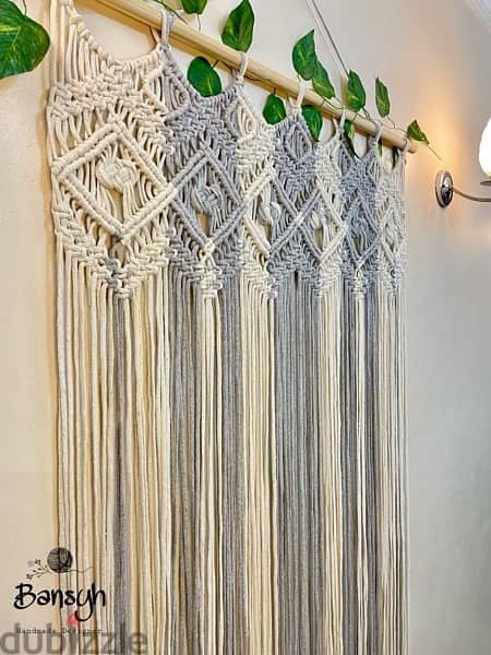 macrame curtains ستاير مكرميه 1