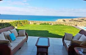 2-room chalet, lowest price, in Telal Sokhna, overlooking the sea