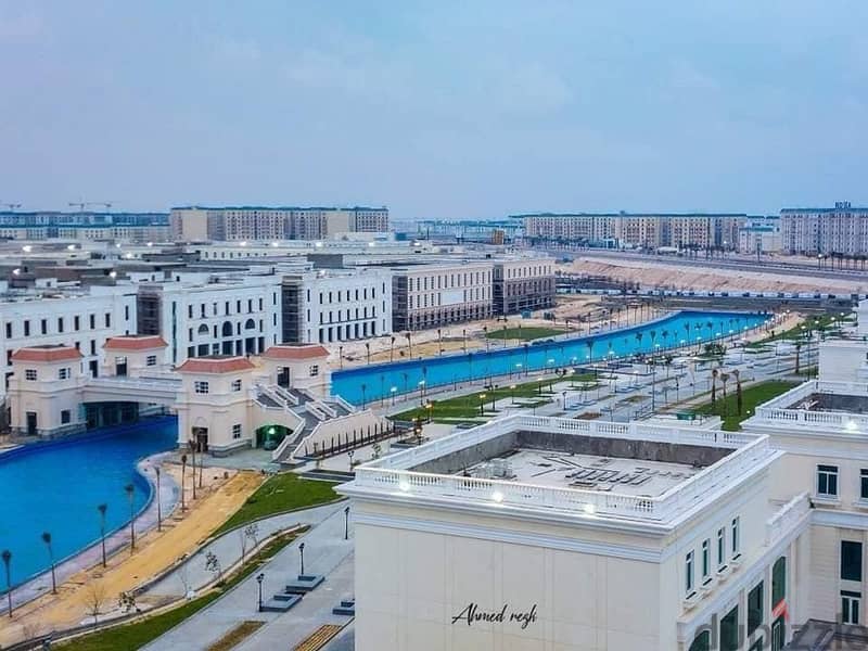 For sale, 228 sqm apartment, nautical, immediate delivery, fully finished, in Alamein, with a view on the Lagoon in New Alamein 1