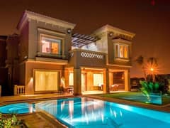 Stand-Alone Villa for Sale overlooking Greenery Spine with Installments for Sale in Swan Lake Residence 0