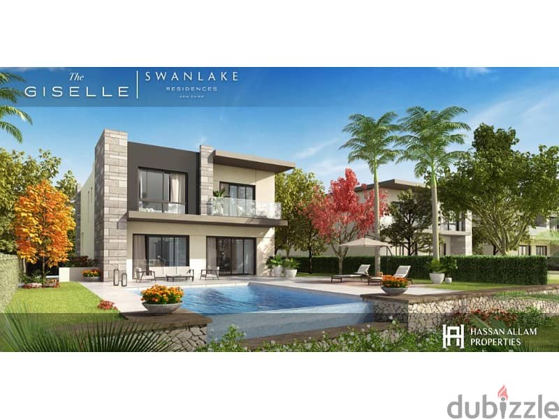 Villa in swan lake residence by hassan allam 550 m للبيع فيلا مميزة فى التجمع الخامس كمبوند سوان ليك 1