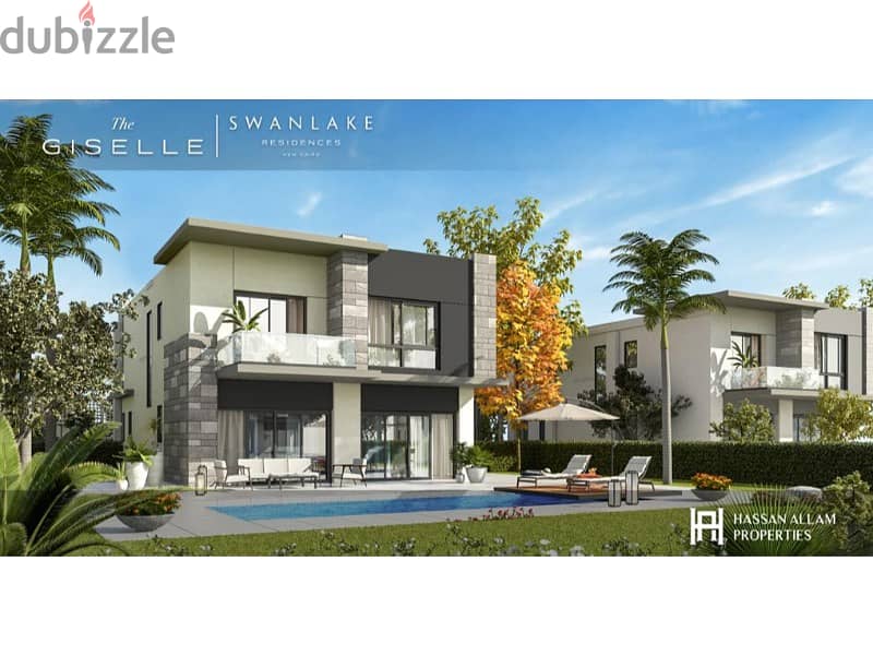 Villa in swan lake residence by hassan allam 550 m للبيع فيلا مميزة فى التجمع الخامس كمبوند سوان ليك 2