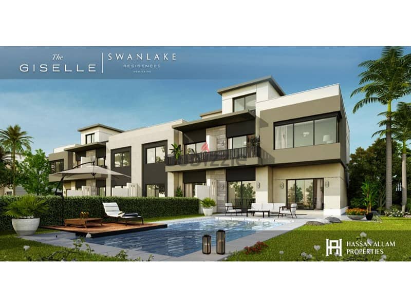 Villa in swan lake residence by hassan allam 550 m للبيع فيلا مميزة فى التجمع الخامس كمبوند سوان ليك 4