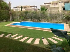 For Rent Furnished Villa With Swimming Pool in Compound CFC 0