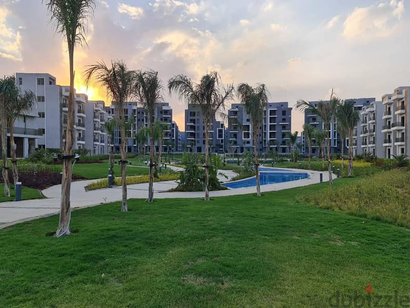 Apartment 124, immediate receipt, with a 10% down payment, at a competitive price in 6th of October, Sun Capital Compound 11