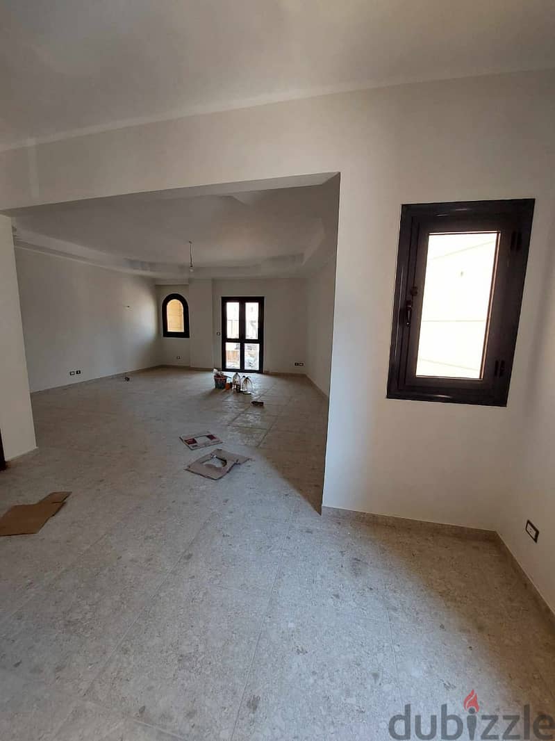 Apartment for sale, National Defense Villas, near Mohamed Naguib Axis, Al Diyar Compound, and Al Jazeera Street, minutes from Concord Plaza.  First re 1