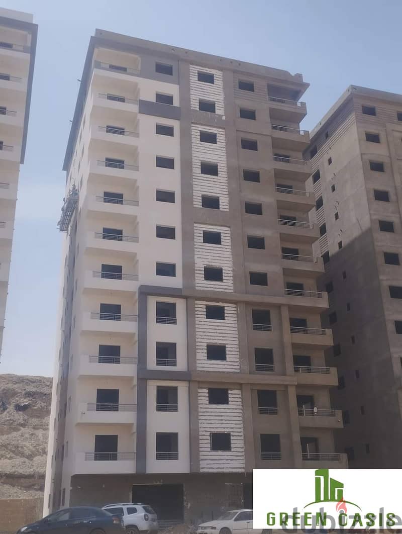 Received immediately at a snapshot price. . 150 sqm apartment for sale in installments in Nasr City, Green Oasis Compound 6