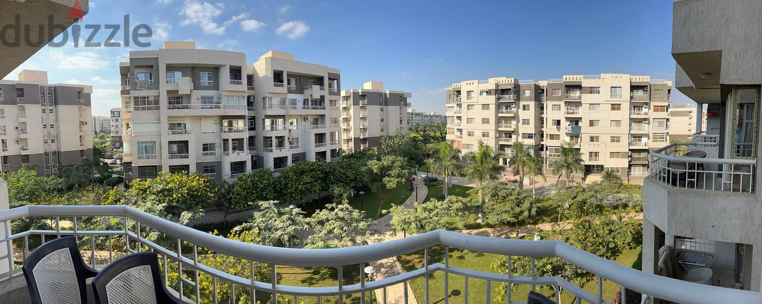 Available for sale, a snapshot apartment in Madinaty, 165 meters, wide garden view 8