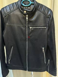 black leather jacket breshka 0