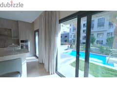 Apartment in a garden for sale with a 10% down payment, 8 years installment, and the largest cash discount of 40%. Trio Garden in Fifth Settlement 0