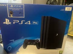 PS4 PRO 1 TB WITH 3 GAMES AND COVER *وارد الكويت *