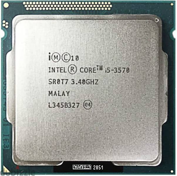 Intel processor i5 3570 بروسيسور بحالة ممتازة 0