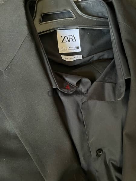 full zara suit + free shirt  بدلة زارا كاملة + قميص هدية 2