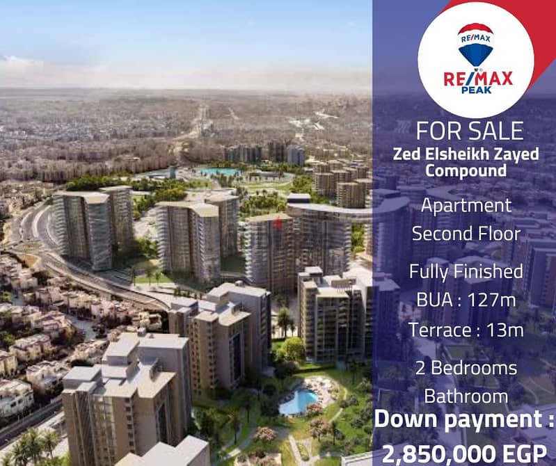 Zed Elsheikh Zayed  Ora Apartment For Sale  127m 0
