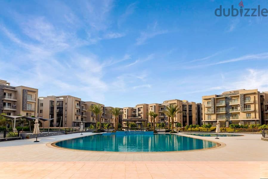 For housing and investment,a 210 sqm fully finished apartment is available for immediate delivery with installment over 5 years in Galleria Moon Vally 9
