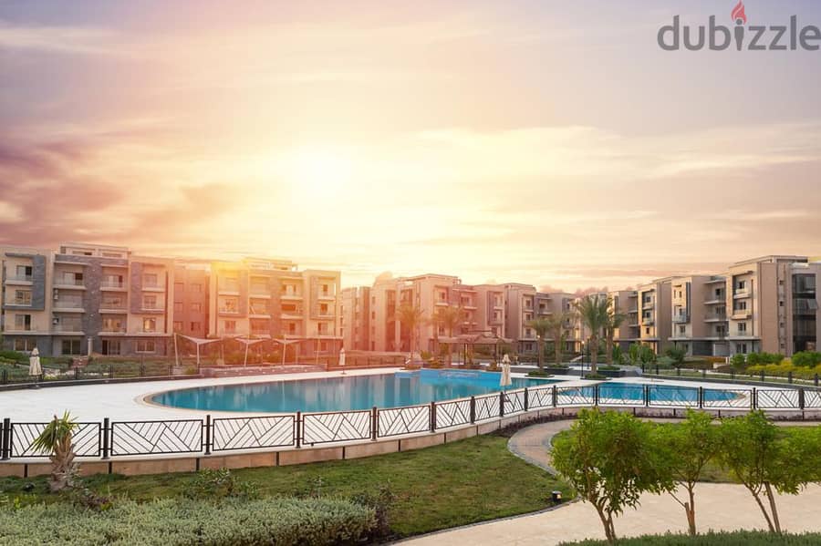 For housing and investment,a 210 sqm fully finished apartment is available for immediate delivery with installment over 5 years in Galleria Moon Vally 12
