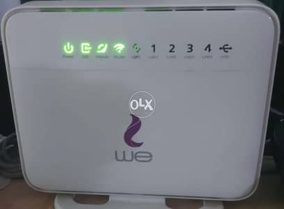 راوتر هواوى vdsl يدعم السرعات العالية بمشتملاتة علبة وفاتورة وتوصيلاتة