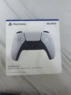 PS5 dual sense joystick new and sealed white color