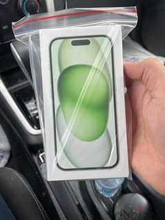 iPhone 15 128giga green with factime middle east version