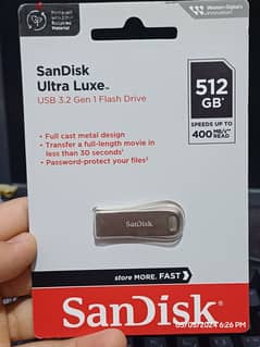 Flash memory sandisk ultra 512G