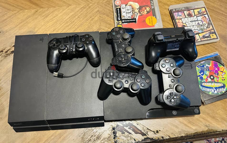play station 4 and play station 3 2
