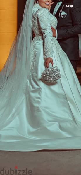 فستان زفاف ستان  مميز 8