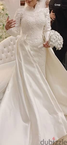 فستان زفاف ستان  مميز 9