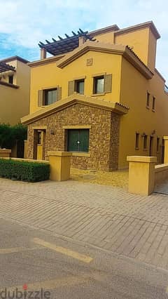 Semi-furnished standalone villa 355 m. for rent ultra super lux in prime location Mivida New Cairo