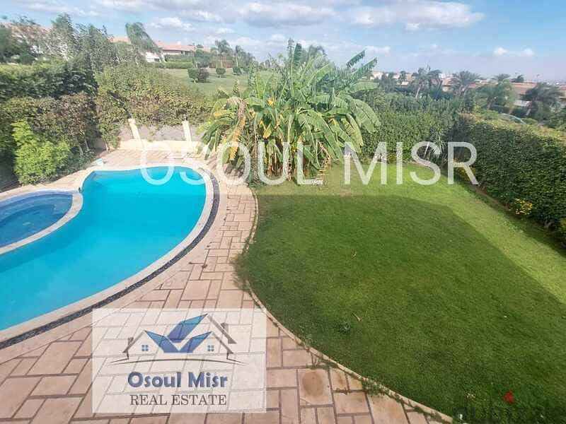 Villa for rent in Rabwa View Golf, super luxurious finishing 41