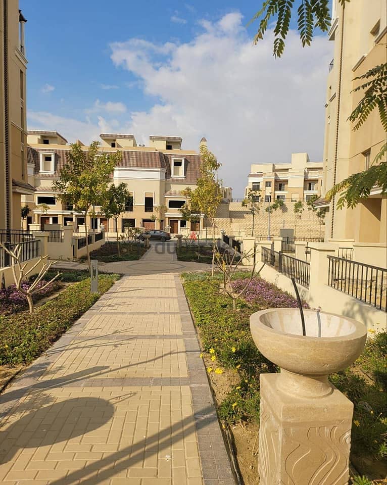 Duplex  (218sqm) for sale in New Cairo next to the city of Compound Saray, 10% down payment, installments over 8 years 2