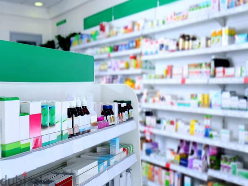 An exclusive pharmacy with a 20% discount in front of Al-Marasem Hospital and a medical building, serving the largest residential complex 6