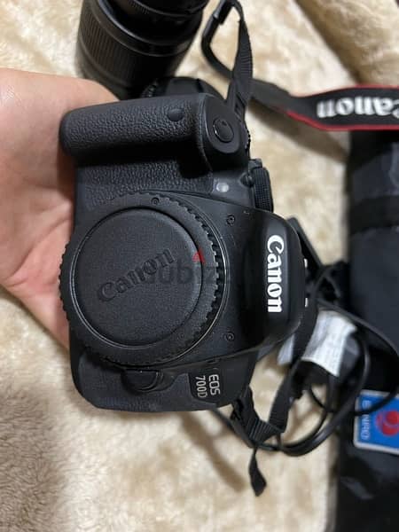 USA imported Canon 700D new as zero with 2 lenses + Benro Tripod 1