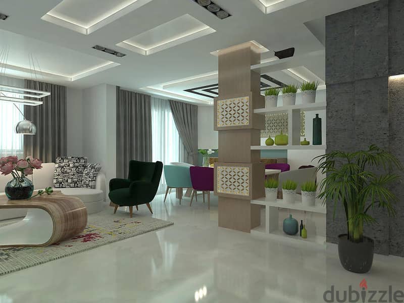 With a 10% discount, finished duplex with garden for sale in a compound in Mostakbal City, in installments over 7 years 6