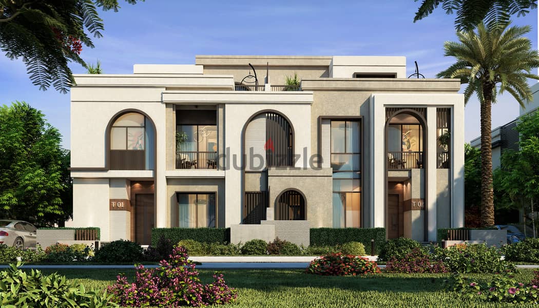 With a 5% down payment, a villa for sale in a compound next to Z East, in installments up to 8 years, in New Cairo 3