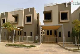 Townhouse 200m Open Roof with nanny's room  56m [Palm Hills New Cairo]